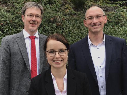 Anwälte Dipl.-Ing. Ralph Meyer, Daniela Zydel und Prof. Dr. jur. Tim Jesgarzewski